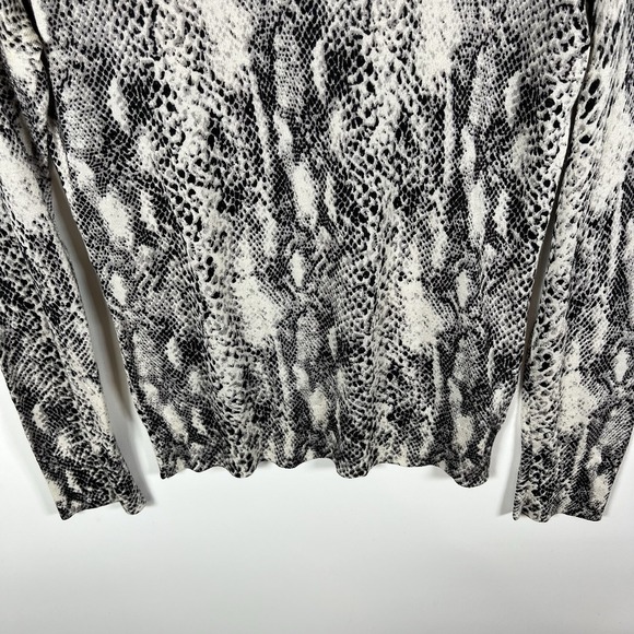 Equipment Silk Cashmere Snake Print‎ Sweater Women's Size XS Luxury Designer - Picture 4 of 7